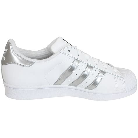 adidas superstar damen silber streifen|Adidas Superstar.